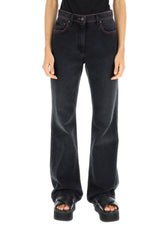LOOSE JEANS WITH STITCHING